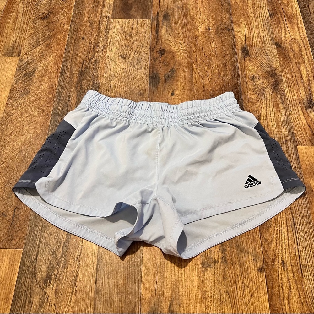 Adidas running shorts blue
